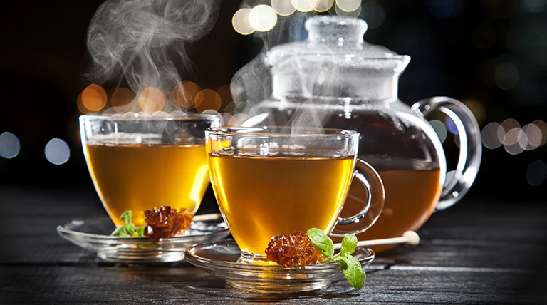 Herbal Tea Brewing.